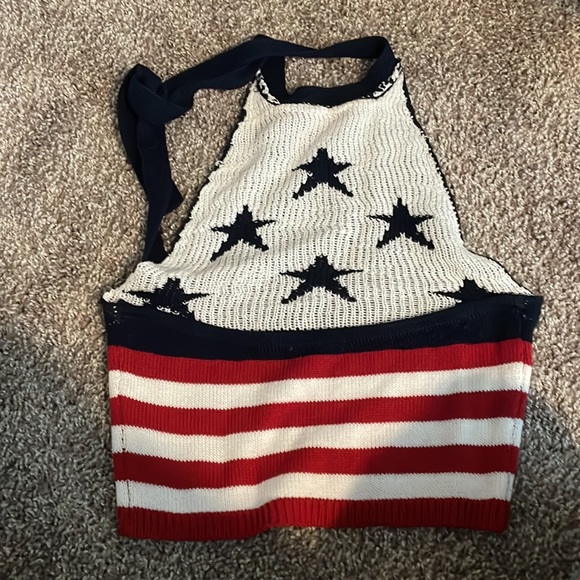 Debut s/m American flag halter - Picture 3 of 3